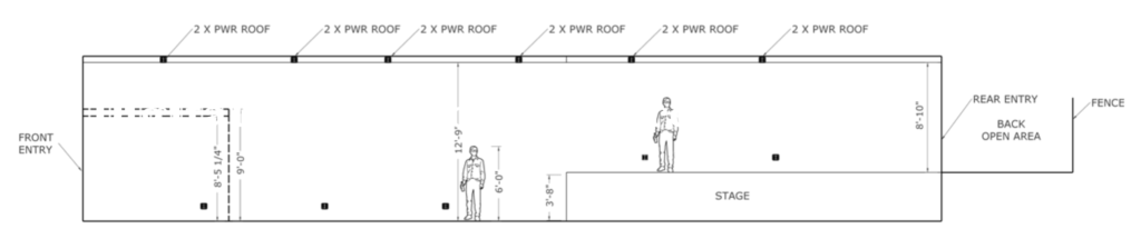 Diagram of The Studio floorplan