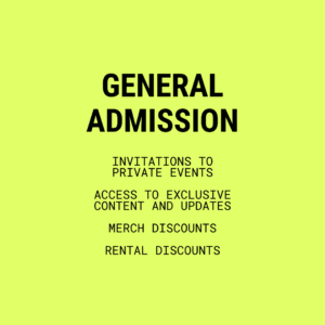 General Admission Membership